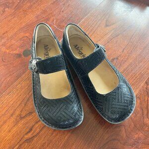 Alegria Paloma Black Dazzler Mary Jane Shoes- Size‎ 36 (6-6.5)